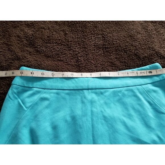 GRACE ELEMENTS Knit Pencil Skirt Turquoise Blue Women’s SZ 31" Waist - Picture 8 of 8
